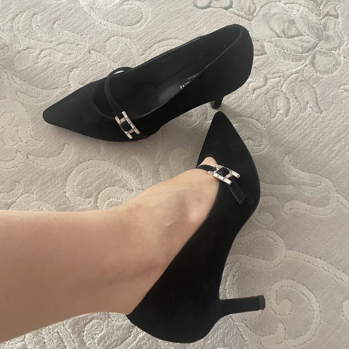 Туфли замшевые 35 размер