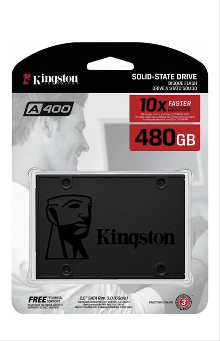 Продам SSD 480gb kingston новый не вскрывался.