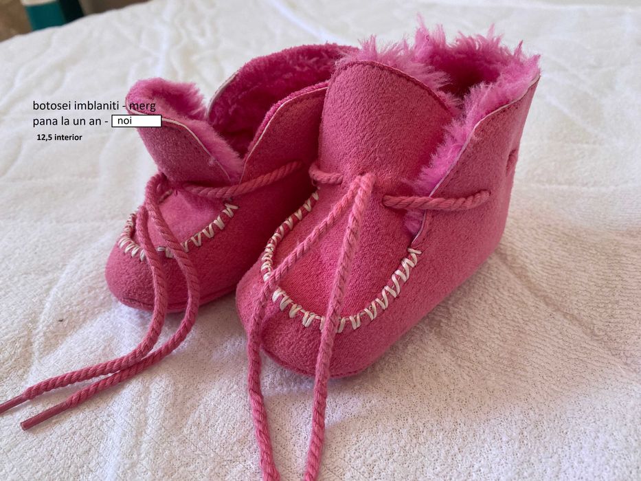 Botosei bebe papuci casa 0-12 luni de toamna iarna noi antiderapant