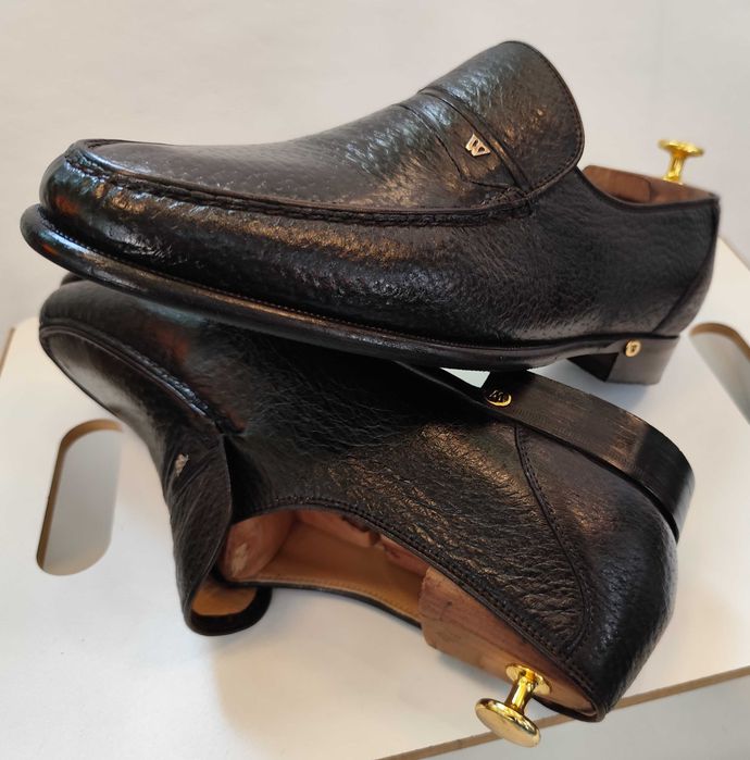 Pantofi de lux 44 44.5 lucrati manual Walles Club piele naturala moale