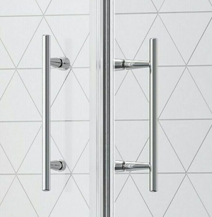 Душ кабина овална Camargue BAUHAUS - 86х86 6 мм термозакалено стъкло