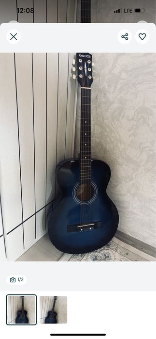 Проалм гитару синяя