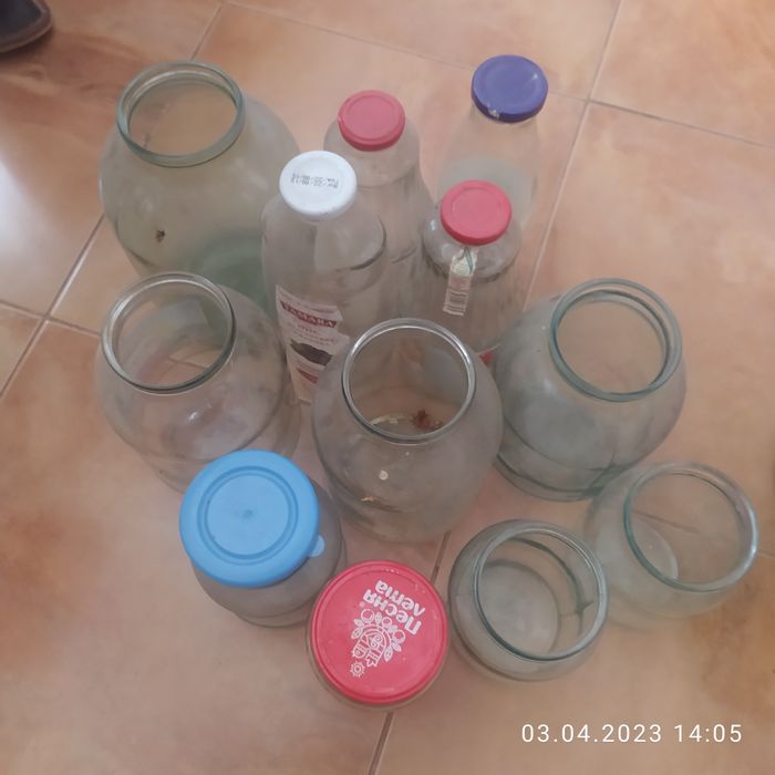 Стеклянные банки разные