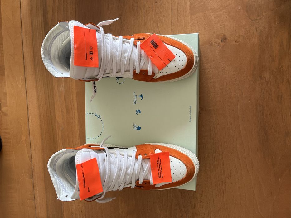 Off white court 3.0 orange&white