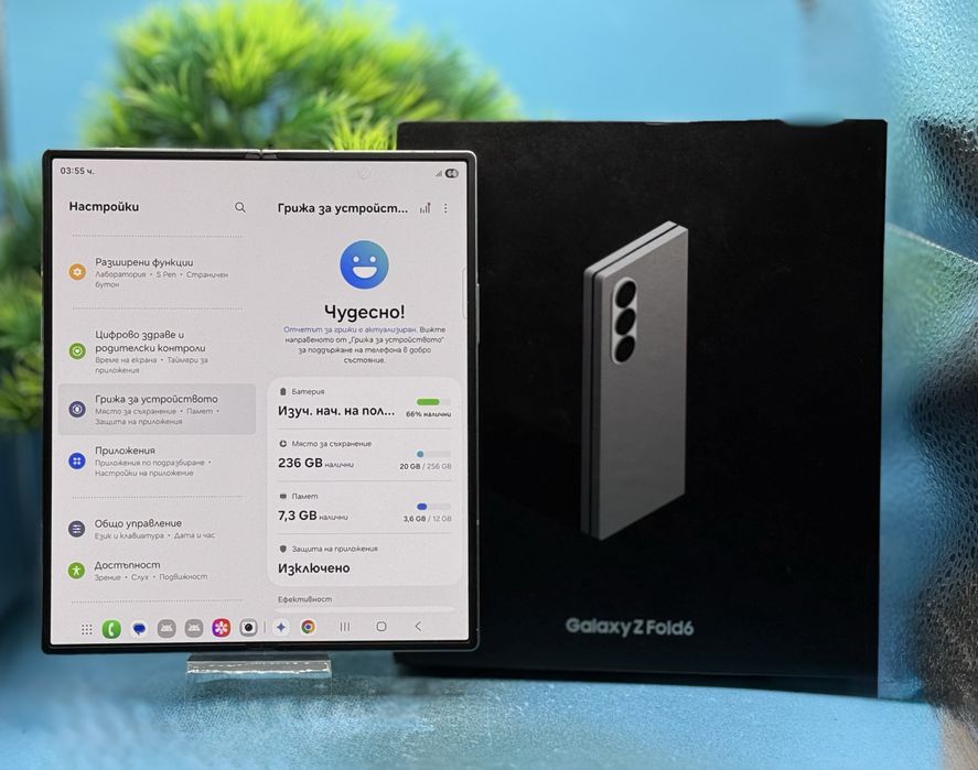 Samsung Galaxy Z Fold6, 12GB RAM, 256GB, 5G, Silver Shadow