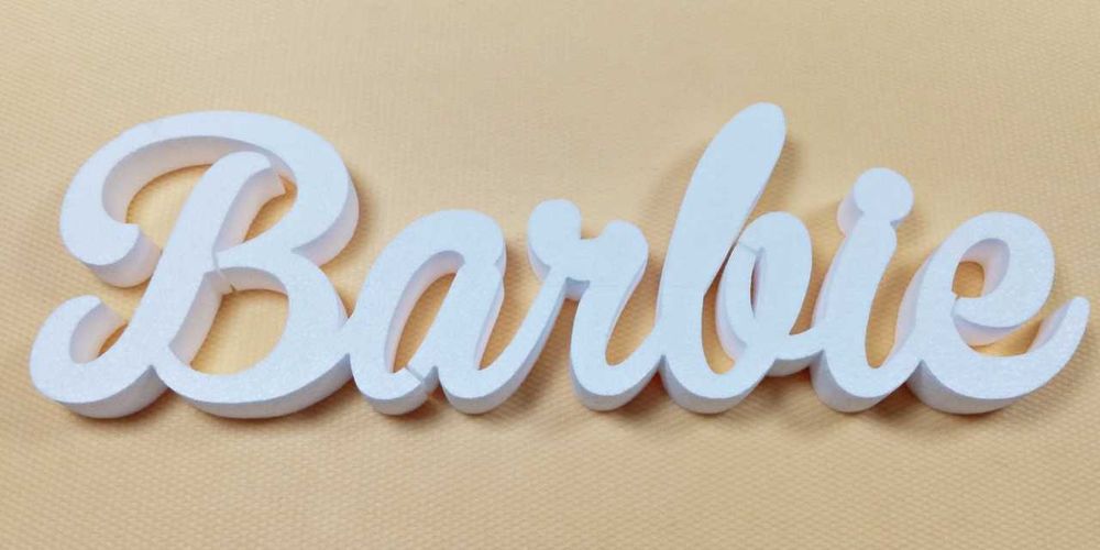 Nume personalizat din polistiren