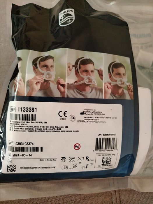 Маска за сънна апнея цяло лице Philips Respironics DreamWear