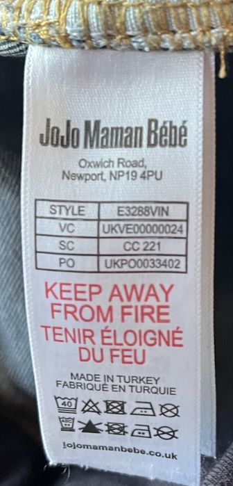 Дънки за бременост JOJO MAMAN BÉBÉ