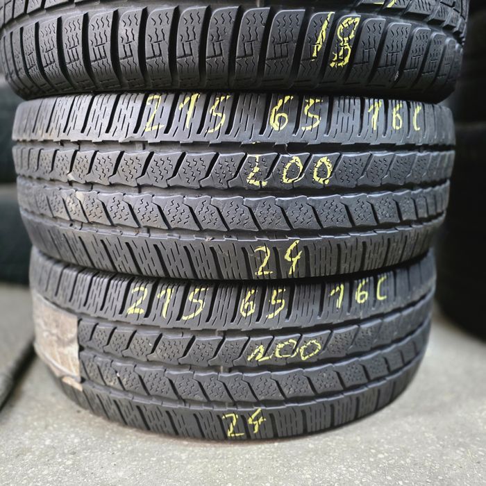 2x 215/65/16C M+S CONTINENTAL 2024 Stare excelenta