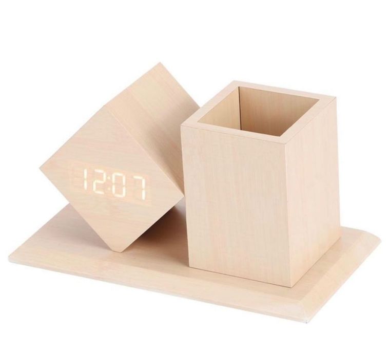 Органайзер и LED часовник с няколко показателя 2 в 1