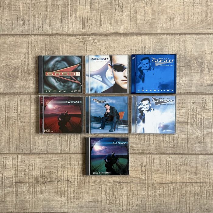 Lot 7 cd-uri originale - Sash! (muzica techno-house)