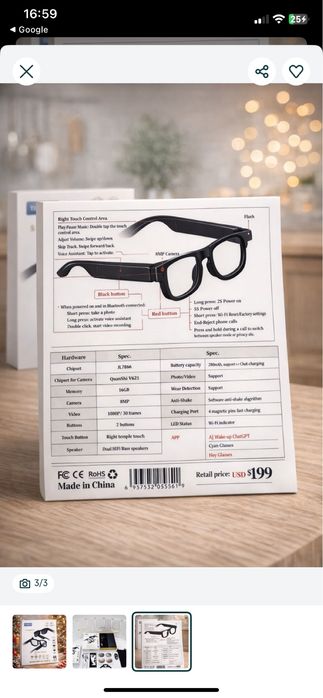 Продам смарт очки новые