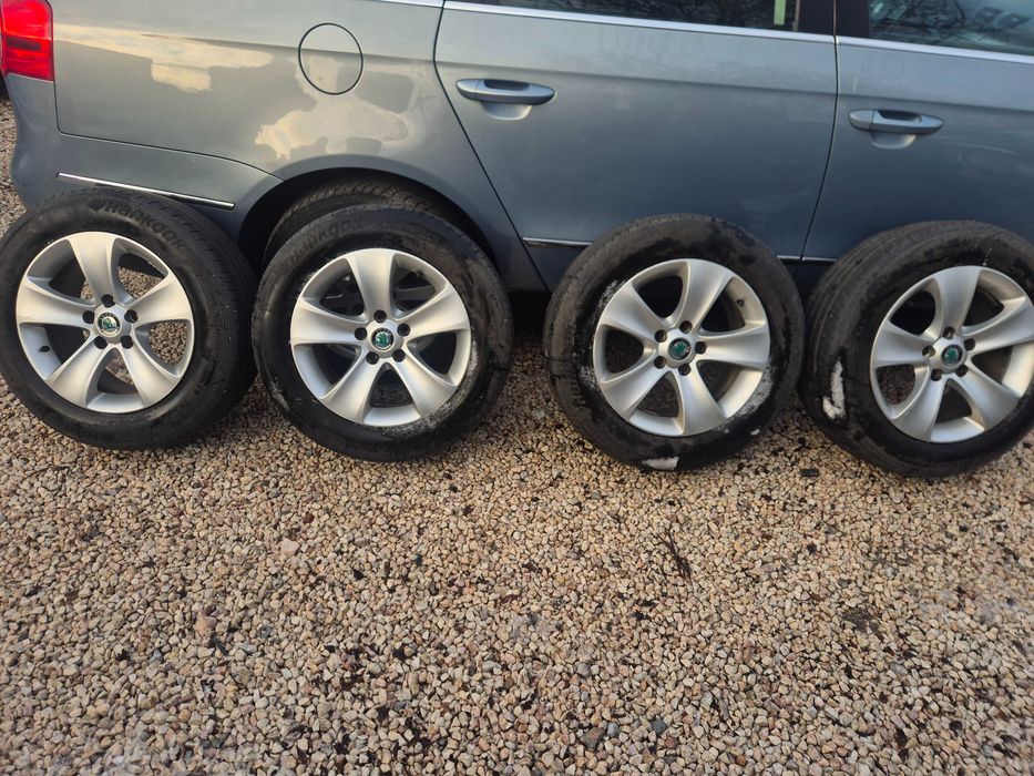 4 алуминиеви джанти 16" RONAL, 5X112 с гуми 215/60R16