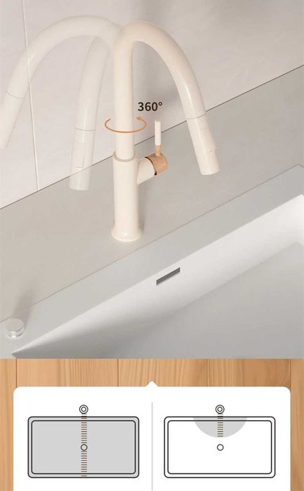 Смесител за кухненска мивка серия Scandinavian W134