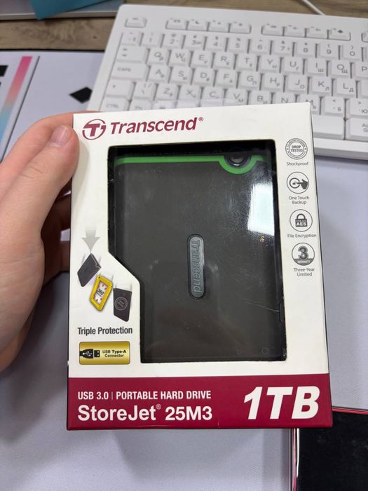 Внешний HDD Transcend StoreJet 25M3 1TB