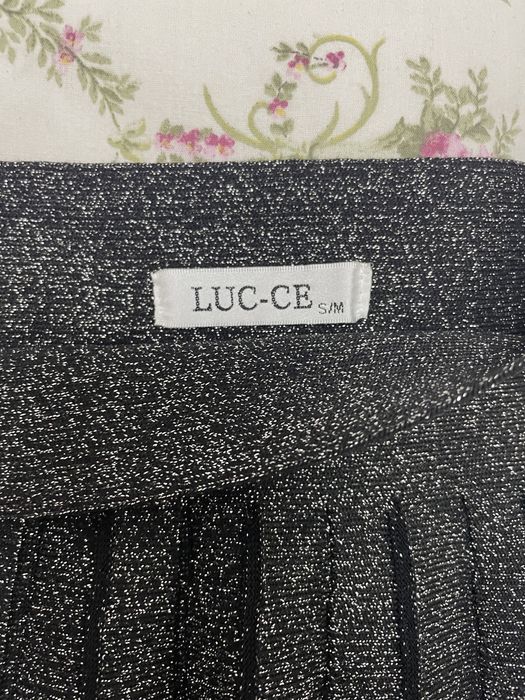 Плисирана пола с лъскави ефекти, LUC-CE