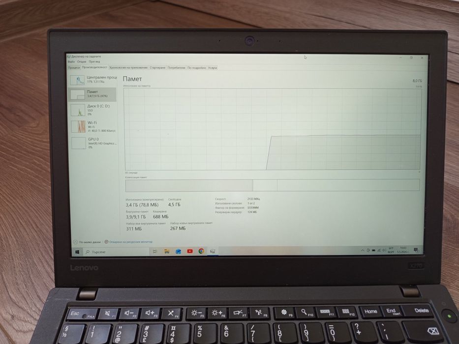 Лаптоп Lenovo Thinkpad x270