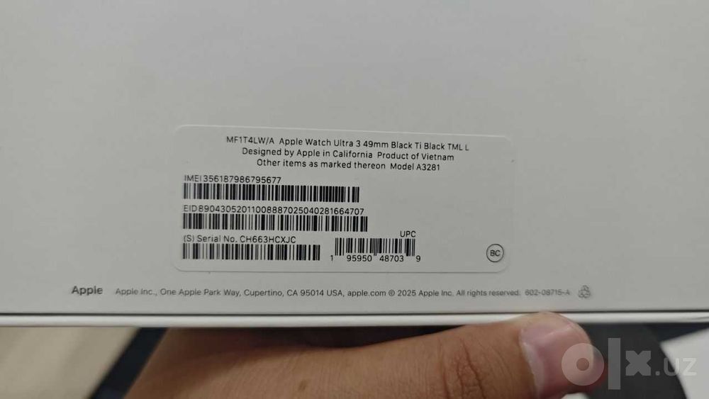 Iwach ultra 3 49 m m blachk