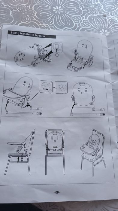 Продам шезлонг- стульчик для кормления-стульчик ,3в1