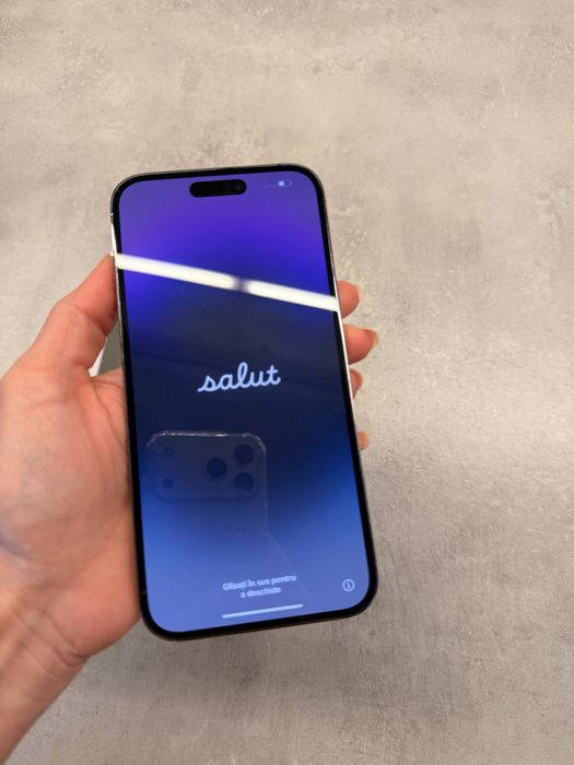 I phone pro max deep purple cu cablu de incarcare