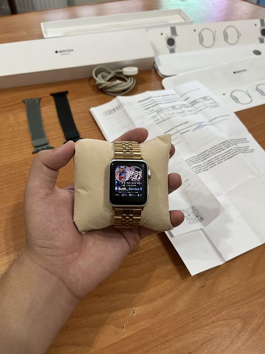 г.Алматы Apple Watch 3 38 MM EAC 87% Эйпл Уатч 3 38 ММ Аппл Воутч 3