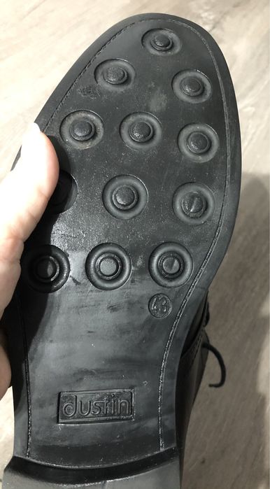 Ghete barbati piele 43 ghete din piele dustin marime 43 ghete negre