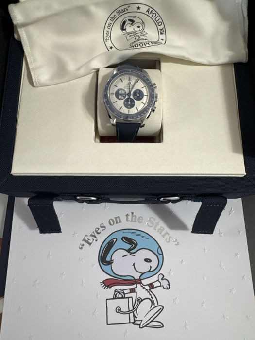 Omega Speedmaster Silver Snoopy Award
