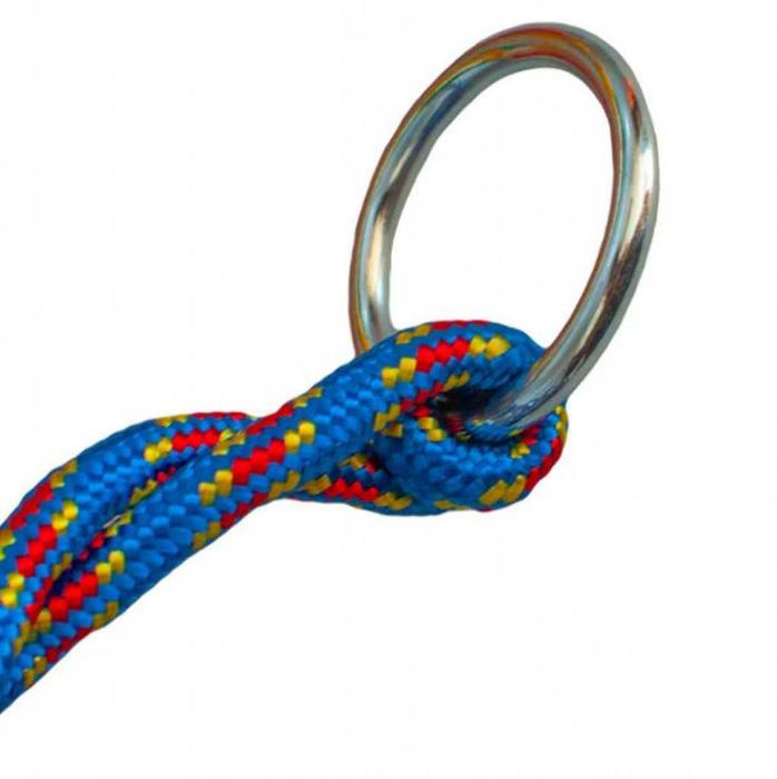 Детска люлка със закрепващи въжета и метални халки