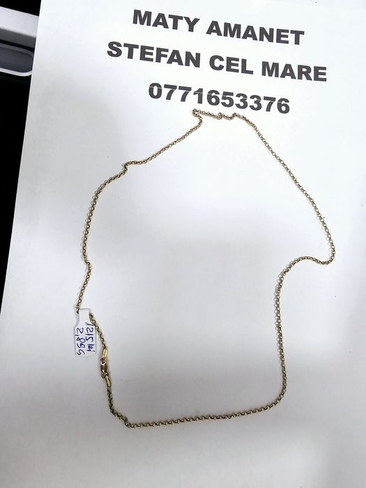 Vand lantisor din aur 14 k 2.89 g cod 596