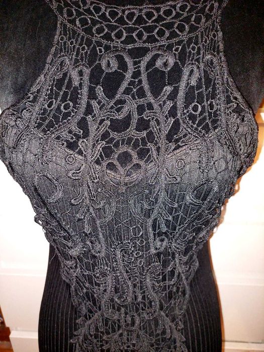 Top/bluza/costum baie/body negru dantelat TRANSPORT INCLUS