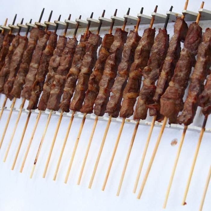 Grătare  rocă vulcanică , rotisor frigarui arrosticini , paella