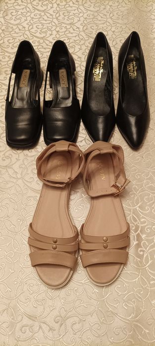 Женская кожаная обувь.