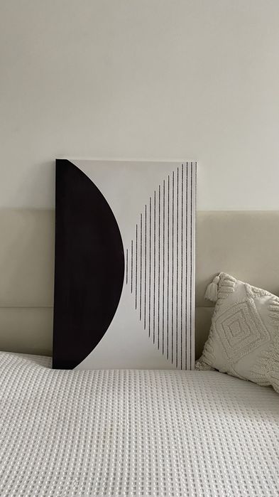 Картина, 2 шт черно-белые