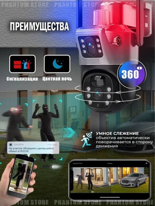 Видеонаблюдении камера