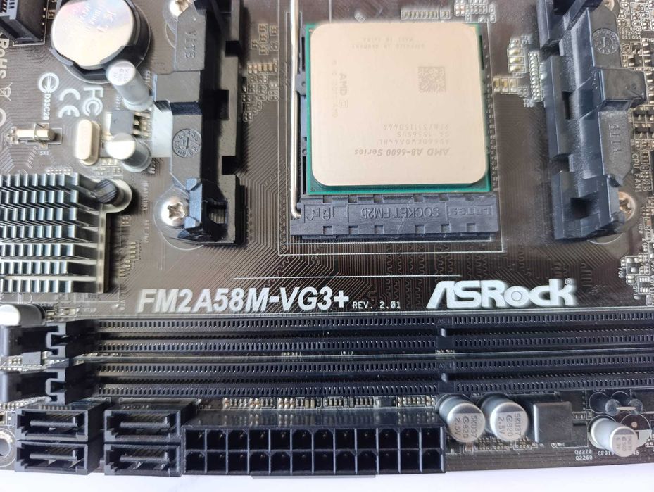 Kit PC ASRock FM2A58M-VG3+ + AMD A8-6600K + 8GB DDR3 + cooler