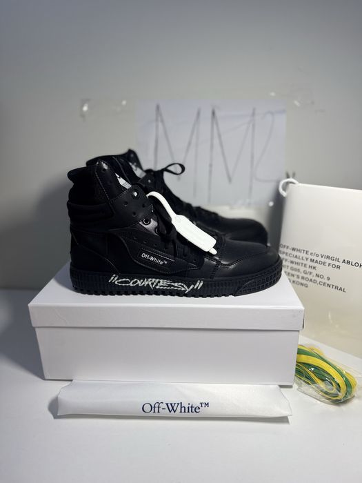 Adidasi/Sneakers off white full black off court 3.0