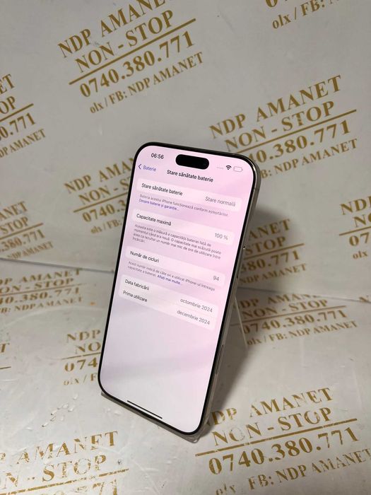 NDP Amanet Calea Mosilor 298   Iphone 16 Pro Max (47323)