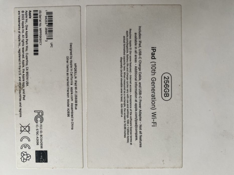 Планшет 10. Ipad 10 Generation