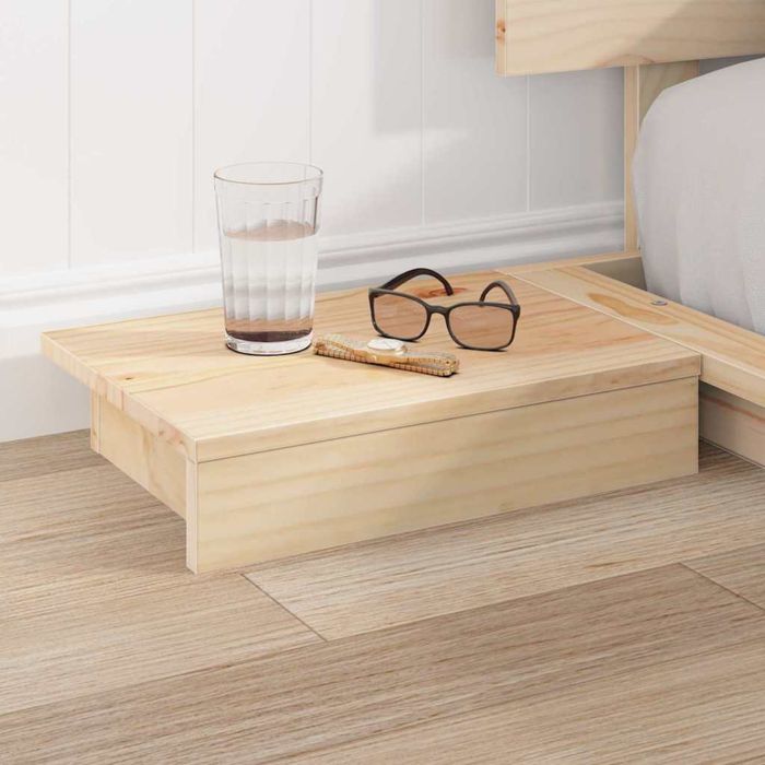 Cadru pat lemn 180x200 + 2 noptiere. NOU