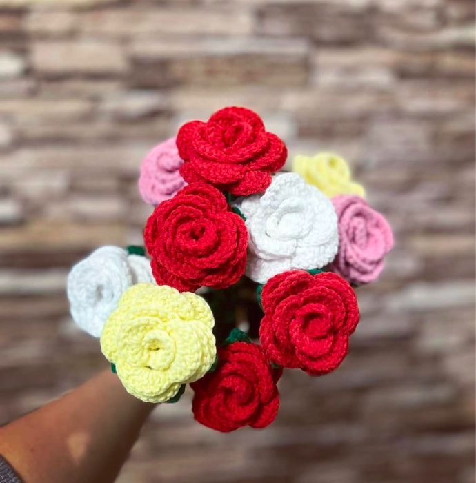 Ръчно плетени играчки на една кука