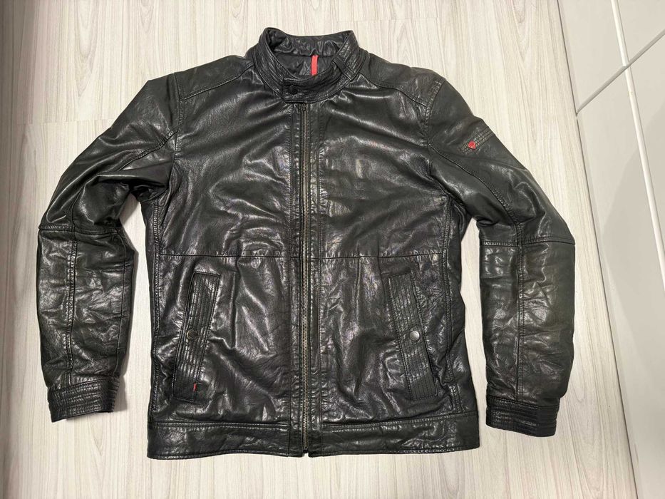 ''Strellson''оригинално мъжко кожено яке Л размер
