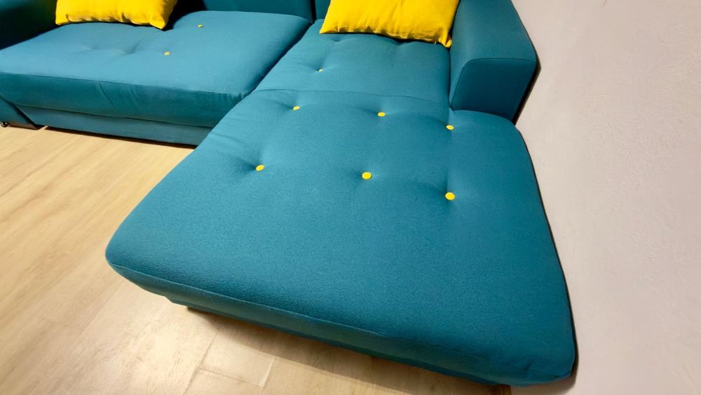 Vand coltar extensibil cu lada de depozitare