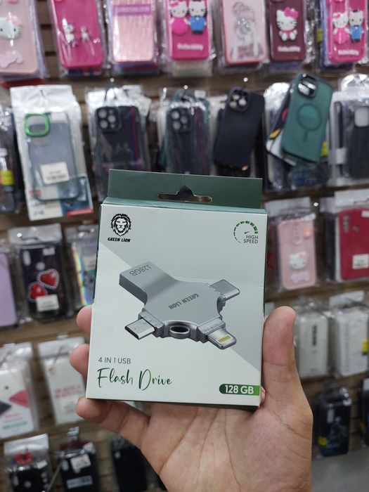 128 gb green lion fleshka
