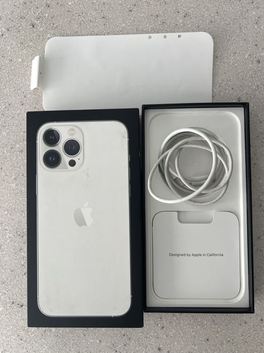 iPhone 13 Pro Max 256GB Silver Идеал Коробка