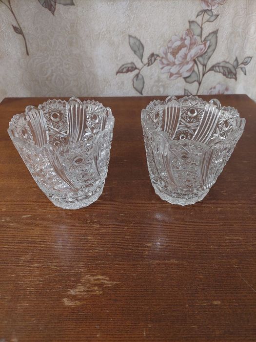 Конфетница хрустальная