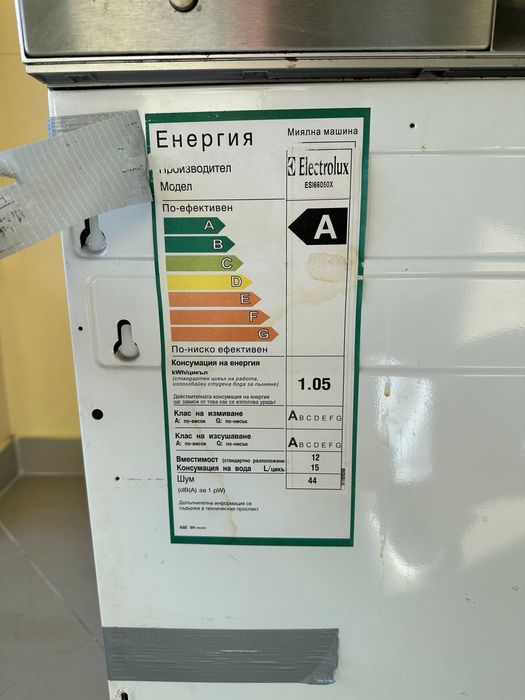 Съдомиялна Electrolux ESI66050X работи