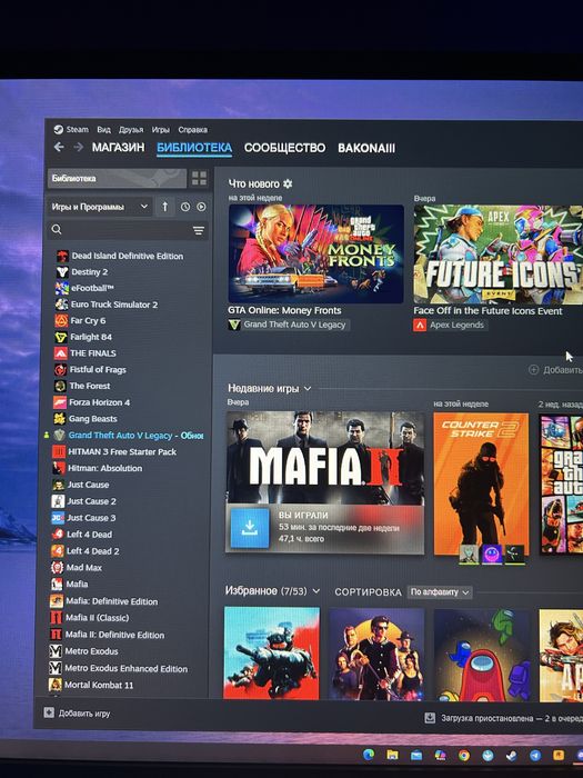 Steam  акаунт сатылады