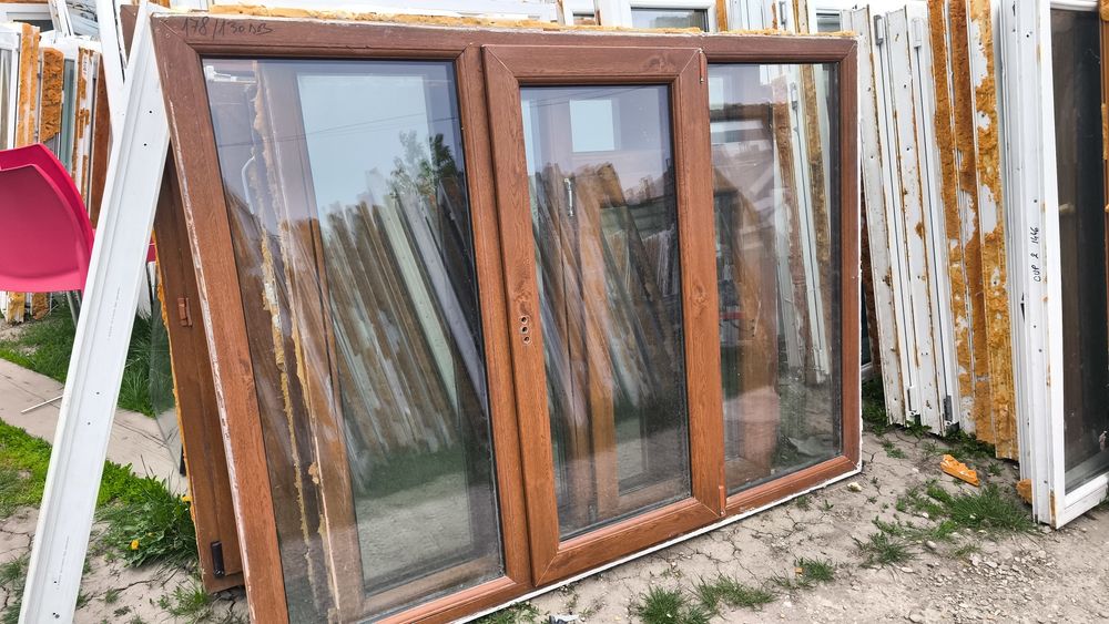 Geamuri Termopan Stejar Auriu 204/130 și 178/130