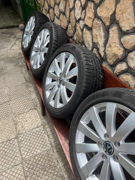 Джанти с гуми 17 5х112 Фолксваген Djanti s gumi 17 5x112 VW Originalni