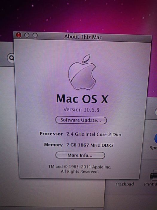 Mac mini model A1347